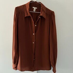 J Crew silk blouse (Size 6)
